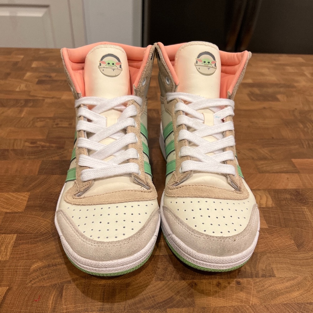 Adidas Mandalorian The Child high tops size 5.5